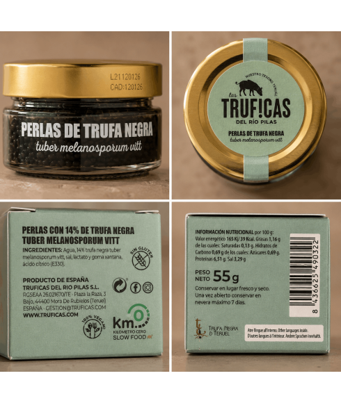Black truffle pearls