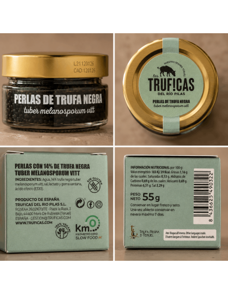 Black truffle pearls