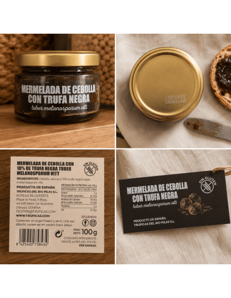 Uienjam met zwarte truffel