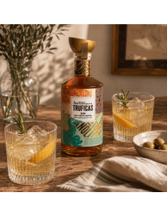 Gin with black truffle