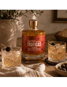 Vodka with black truffle