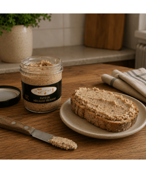 Paté de níscalos trufados