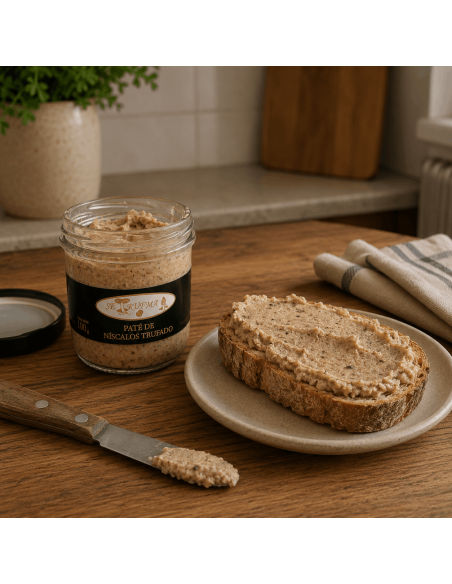 Paté de níscalos trufados