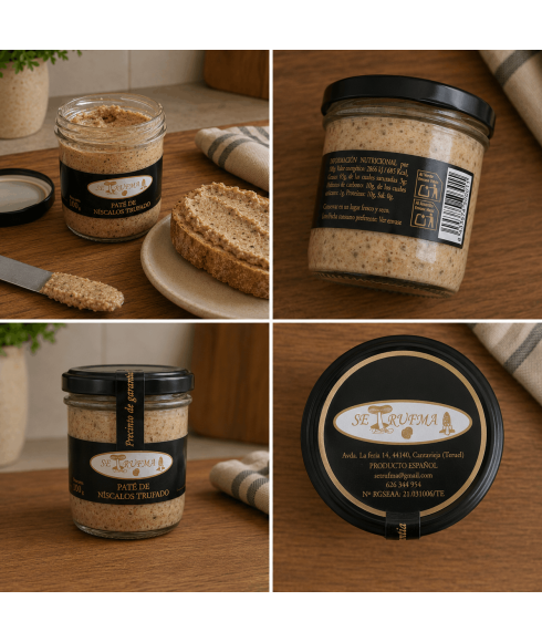 Paté de níscalos trufados