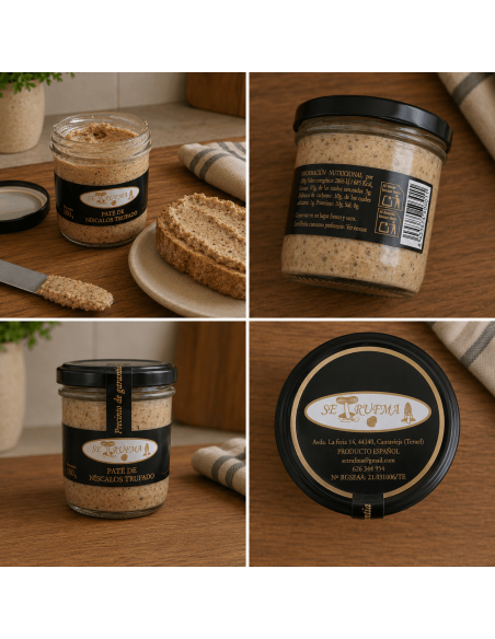Paté de níscalos trufados