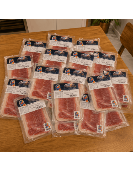 Protected Denomination of Origin ham, polished and sliced ​​(20x250g)