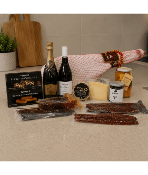 Lote 38 con Jamón de Teruel DOP