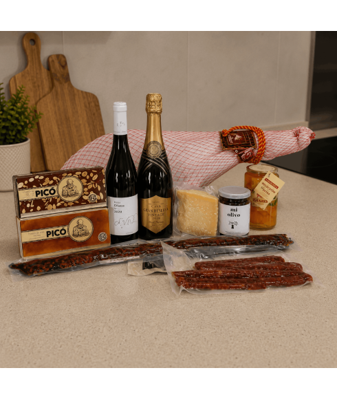Lote 37 con Jamón de Teruel DOP