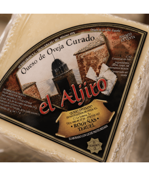 Wedge cured cheese