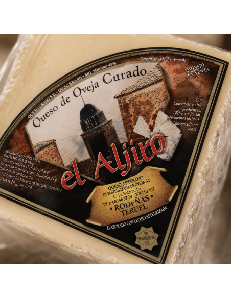Wedge cured cheese