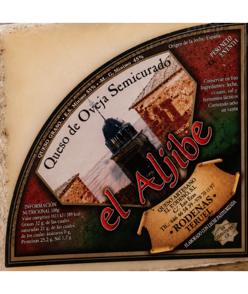 Cuña queso semicurado