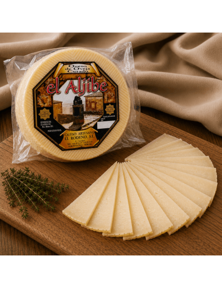 Cured cheese from el Aljibe