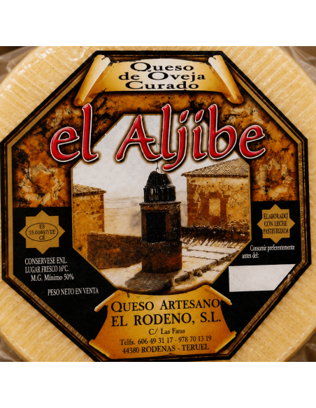 Cured cheese from el Aljibe