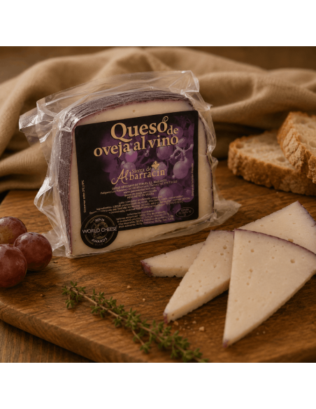 Sheep cheese with wine