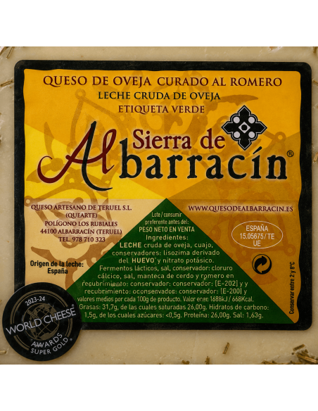 Sheep cheese with rosemary