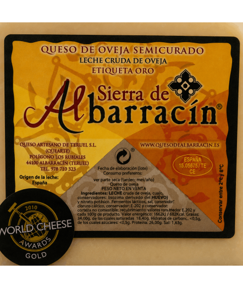 Gold Label semi-cured sheep cheese
