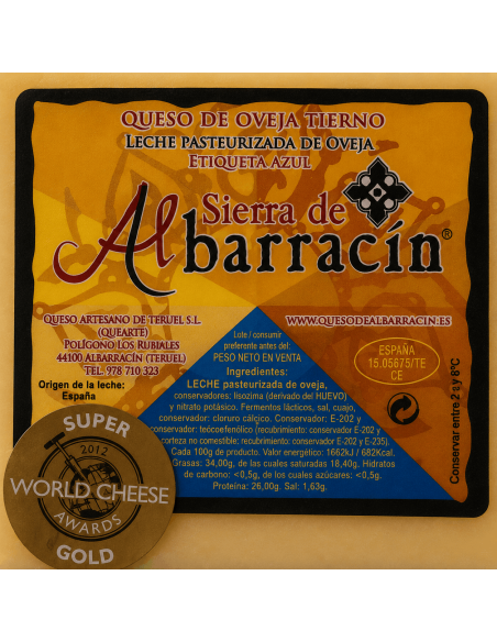 Formaggio tenero di pecora Etichetta Blu