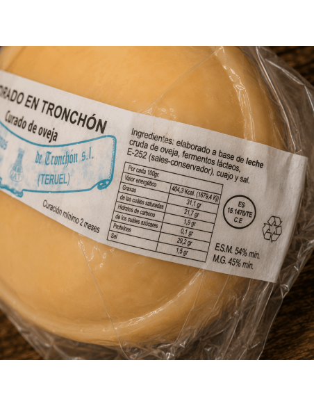 Queso Curado de Cabra (2 meses)