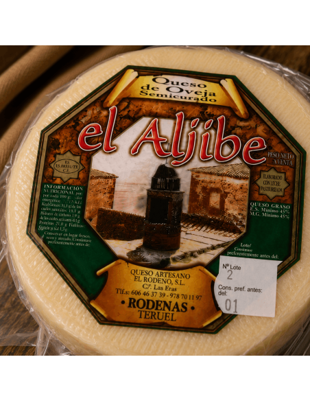 Queso semicurado del Aljibe