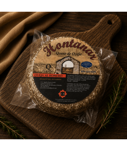 Fromage de brebis artisanal au romarin