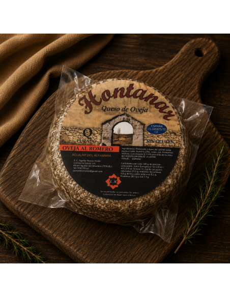 Fromage de brebis artisanal au romarin