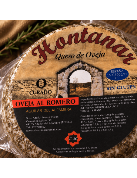 Fromage de brebis artisanal au romarin