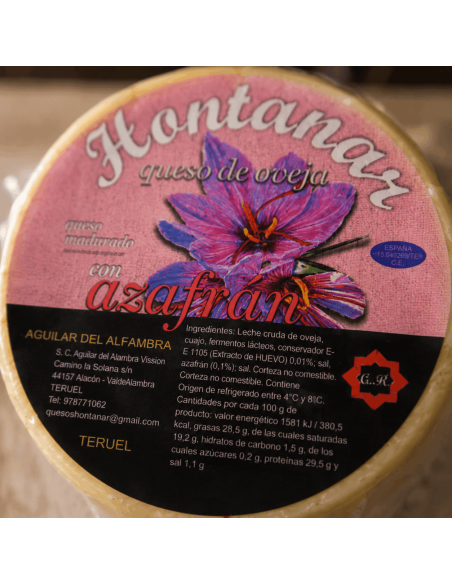 Fromage de brebis au safran
