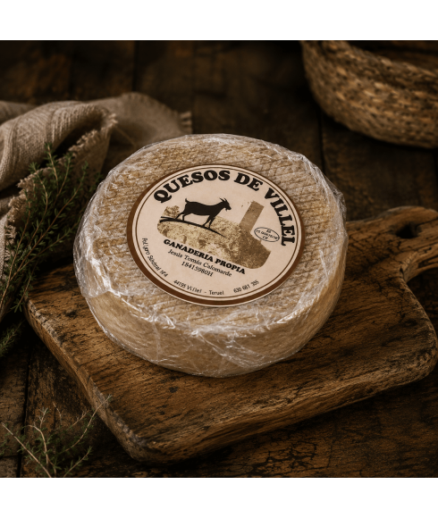 Villel halbgereifter Ziegenkäse