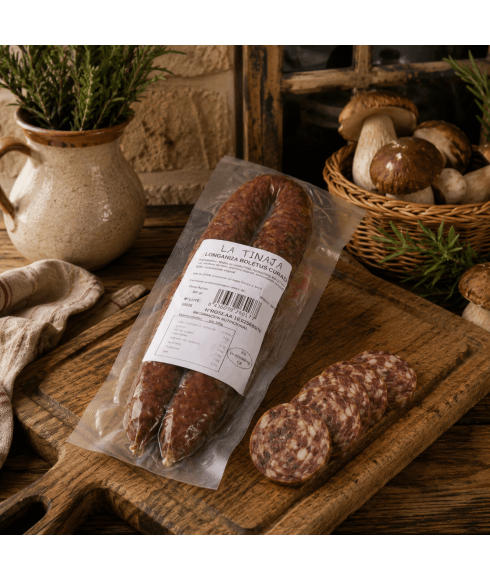 Longaniza con boletus