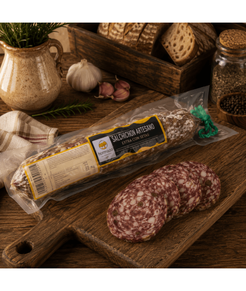 Saucisson avec bolets
