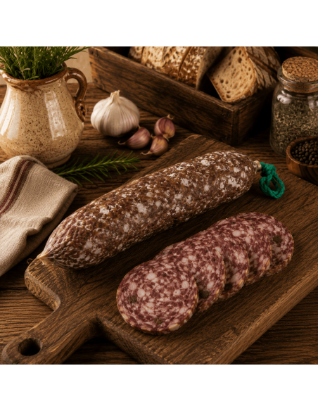 Saucisson avec bolets