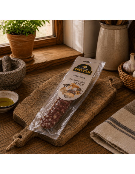 Wurst mit Pilzen