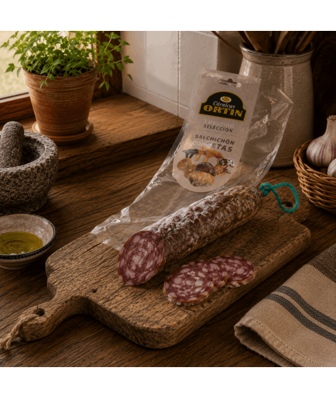 Sausage with mushrooms