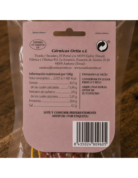 Sausage with saffron