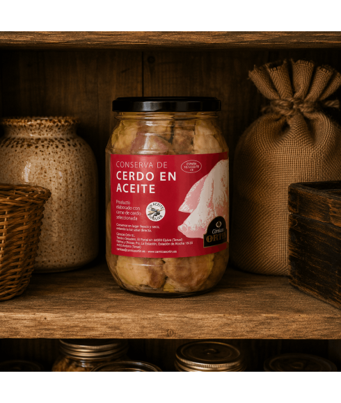 Côte de porc en conserve