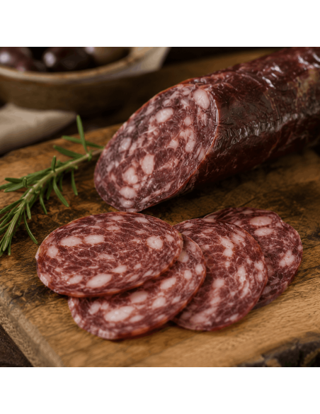 Saucisson de chevreuil truffé