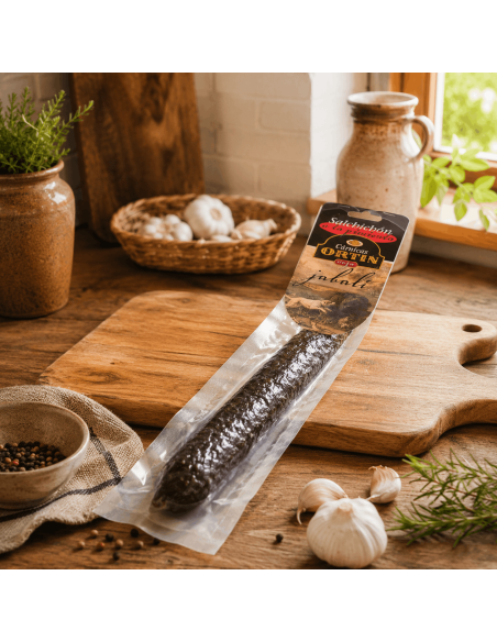 Salsiccia di cinghiale al pepe