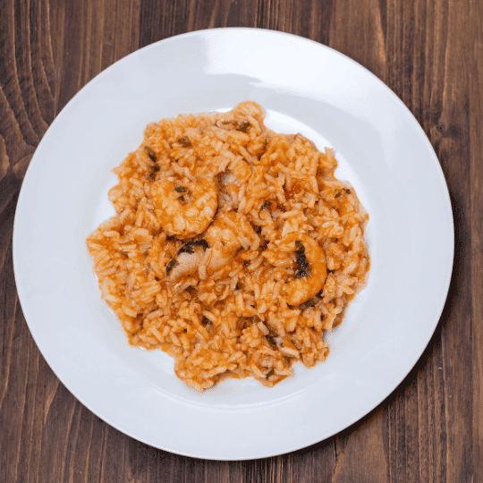 rice with shrimp
