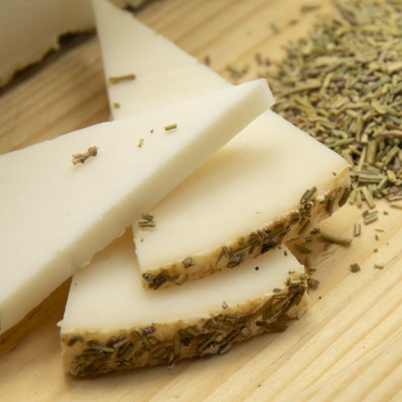 Sheep cheese with rosemary