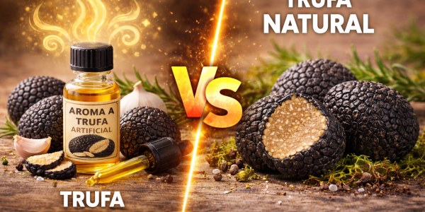AROMA VAN KUNSTMATIGE TRUFFELS VS. AROMA VAN NATUURLIJKE TRUFFELS