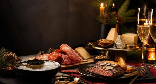 Plats gastronomiques pour Noël